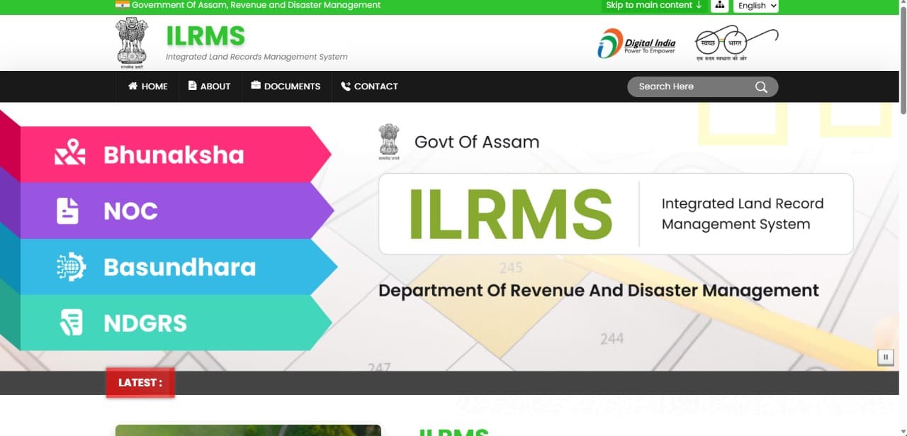 Integrated Land Records Management System (ILRMS) portal